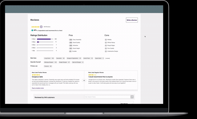 Upload any written content to analyze in Quid Pro